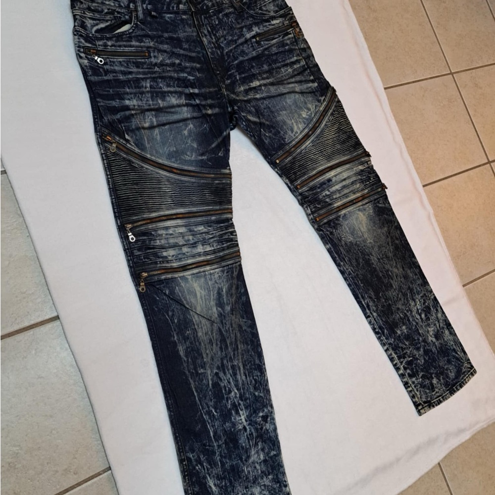 Robin's Jeans "THE SHOW" Moto Jeans Pants - Men's size 40 - Picture 3 of 11
